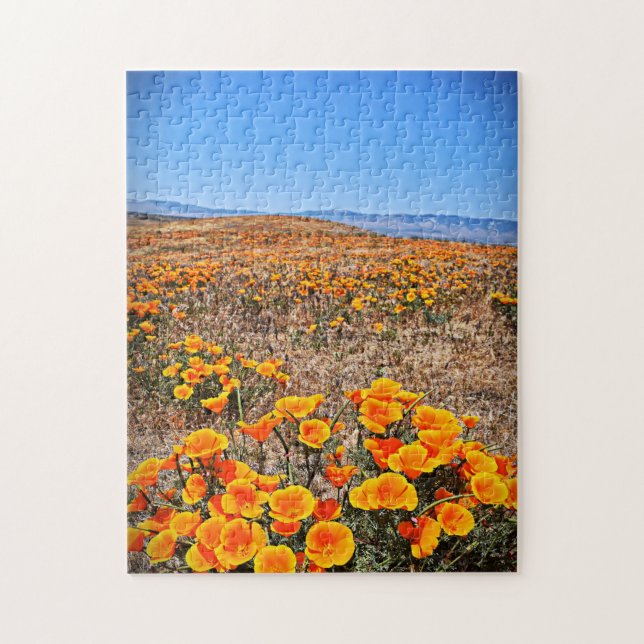 Puzzle Antelope Valley California Poppy Reserve (Vertical)