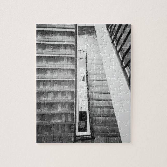 Puzzle Antibes Francia, escaleras Museo Picasso (Vertical)