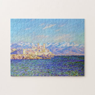 Puzzle Antibes por la tarde Efecto Claude Monet mar vibra