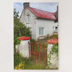 Puzzle Antigua Cabaña  Carne  Wexford Irlanda. Rompecabez