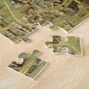 Puzzle Antigua ciudad de Jerusalén con el templo de Salo