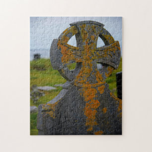 Puzzle Antigua Cruz Celta Galway Irlanda.