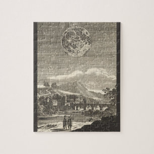 Puzzle Antigua Era Renacentista Luna por Allain Mallet