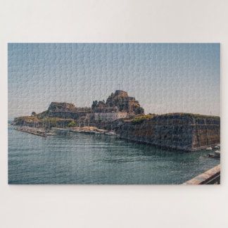 Puzzle Antigua Fortaleza De Corfú: Un Majestuoso Punto De
