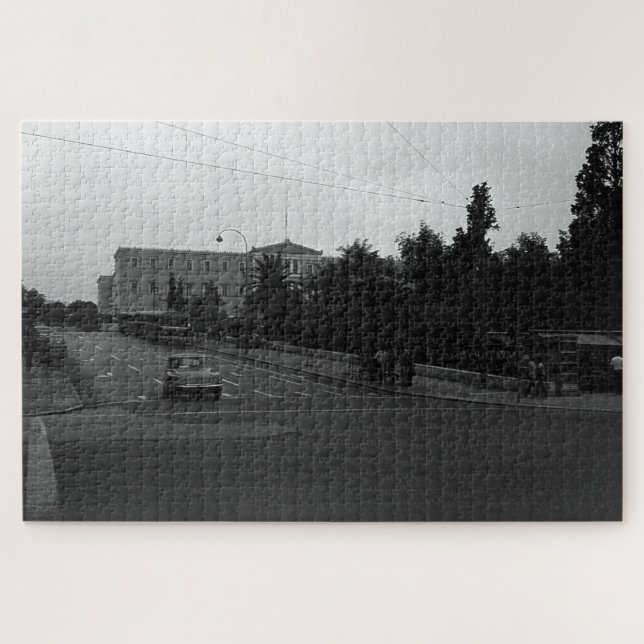 Puzzle Antigua Grecia Delphi Viejo Palacio Atenas (Horizontal)