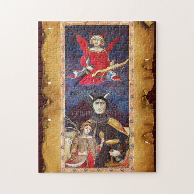 PUZZLE ANTIGUA RENAISSANCE TAROT 15 -EL DIABLO (Vertical)