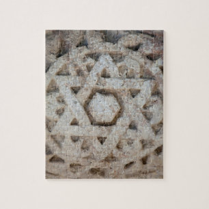 Puzzle Antigua talla de la estrella de David, Israel