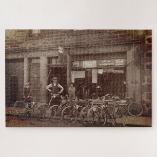 Puzzle Antigua tienda de bicicletas escocesa G J MacDonal