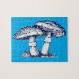 Puzzle Antigüedad de dibujo de hongos