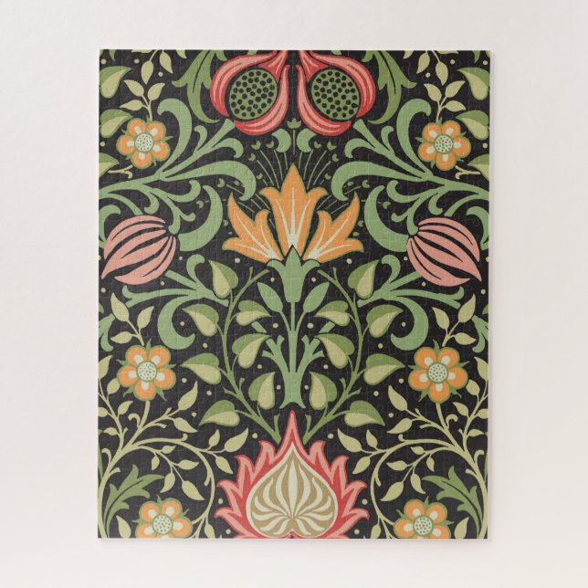 Puzzle Antigüedad floral persa William Morris (Vertical)