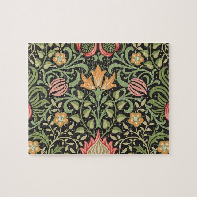 Puzzle Antigüedad floral persa William Morris (Horizontal)