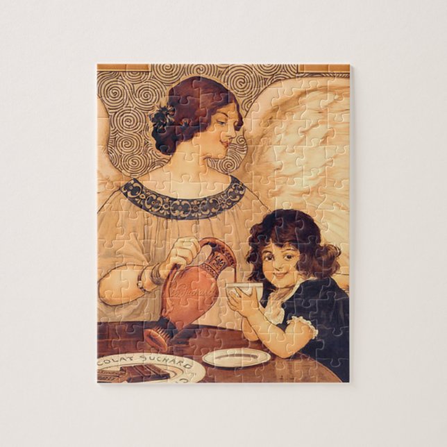 Puzzle Antigüedad francesa de Chocolate Angel (Vertical)