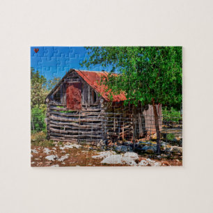 Puzzle Antiguo Barn de Texas