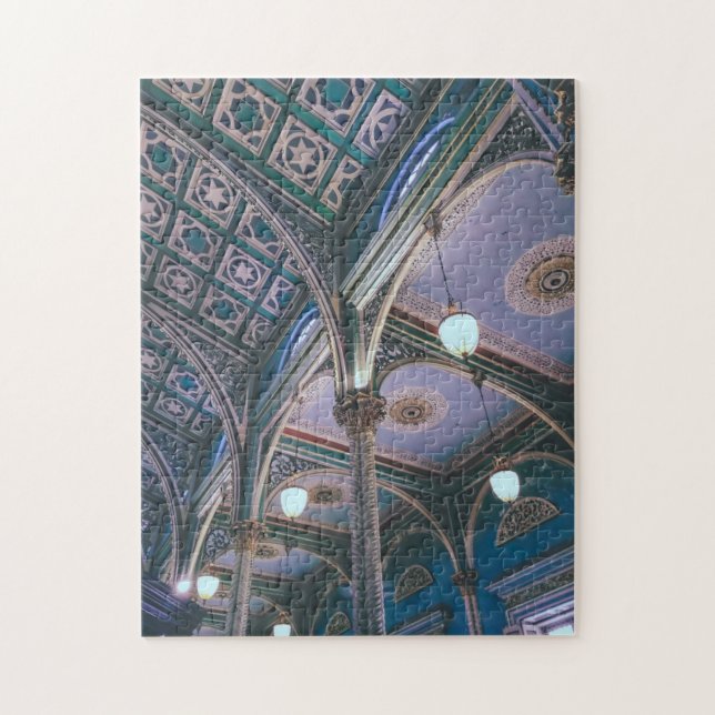 Puzzle Antiguo Edificio de la Iglesia Jigsaw Complejo de  (Vertical)