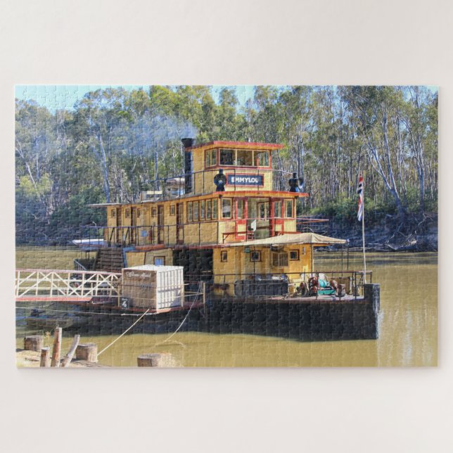 Puzzle Antiguo martillo de ruedas, Echuca, Australia (Horizontal)