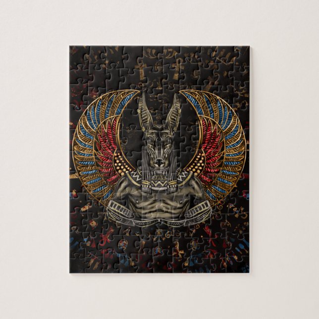 Puzzle Anubis - dios egipcio (Vertical)
