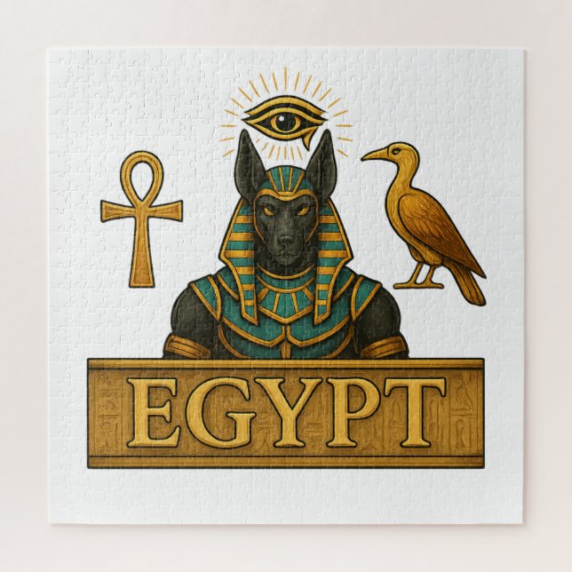 Puzzle Anubis & Thoth – Ancient Egyptian Symbols (Vertical)