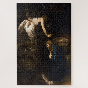 Puzzle Anunciación (1608-1610) de Caravaggio