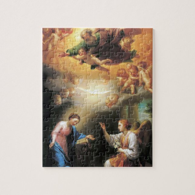 Puzzle Anunciación de Anton Raphael Mengs (Vertical)