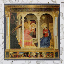 Puzzle Anunciación de Fra Angelico, Bella Artes del Renac