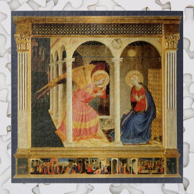 Puzzle Anunciación de Fra Angelico, Bella Artes del Renac (Subido por el creador)