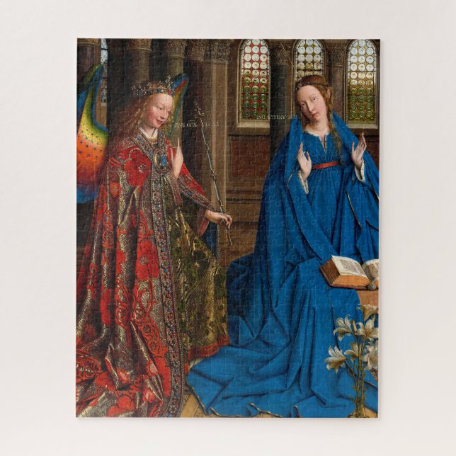 Puzzle Anunciación de Jan van Eyck (Vertical)