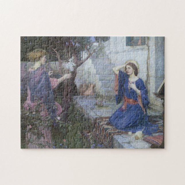 Puzzle Anunciación de John William Waterhouse (Horizontal)