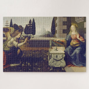 Puzzle Anunciación de Leonardo da Vinci c. 1472-1475