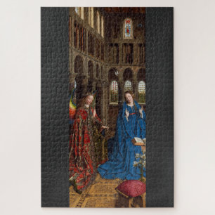 Puzzle Anunciación de Van Eyck Premium Luz de Catedral