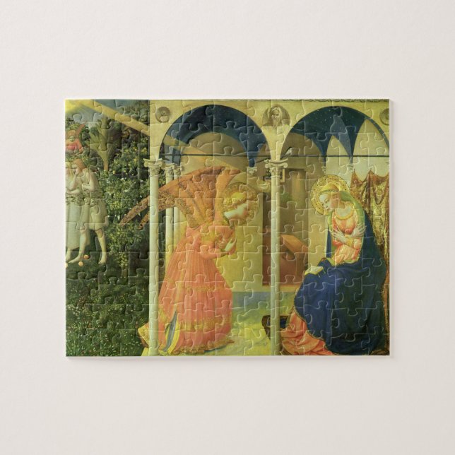 Puzzle Anunciación del Prado por Fra Angelico (Horizontal)