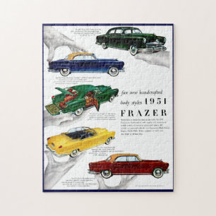 Puzzle Anuncio de automóviles de Frazer de 1951