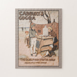 Puzzle Anuncio de cacao de Cadbury de época
