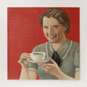 Puzzle Anuncio de café de época