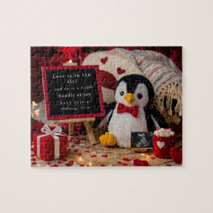 Puzzle Anuncio de Embarazo Romántico para San Valentín