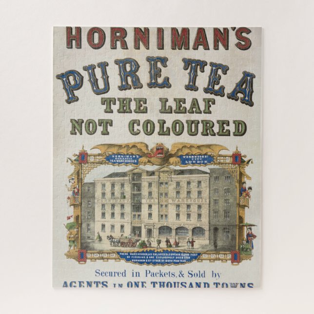 Puzzle Anuncio de época para el té puro de Horniman (Vertical)