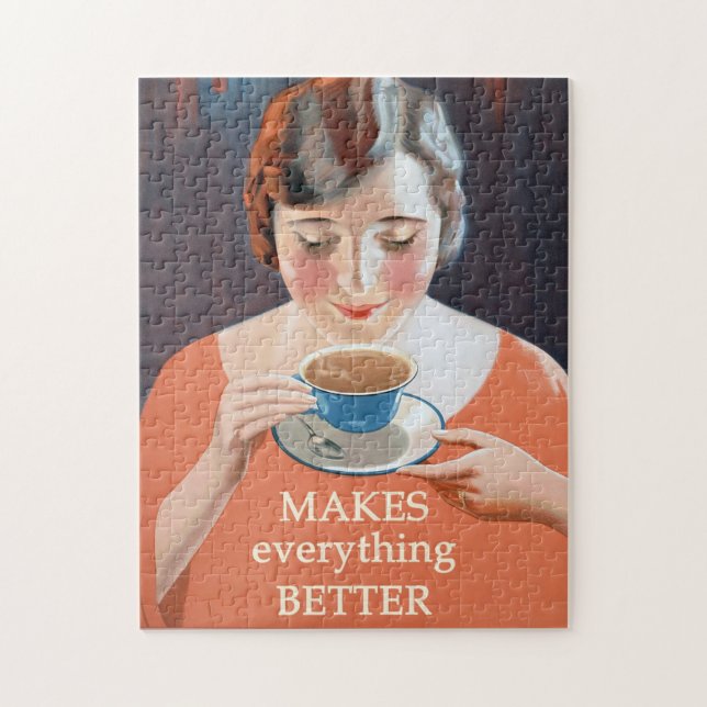 Puzzle Anuncio de té de época - Mejor (Vertical)