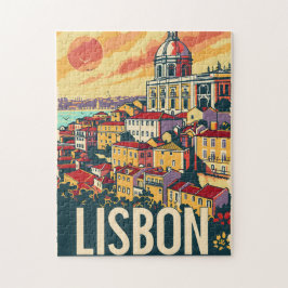 Puzzle Anuncio de viaje de Lisboa