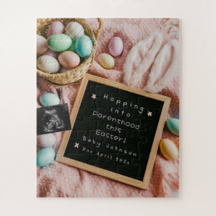 Puzzle Anuncio emocionante de embarazo para Pascua