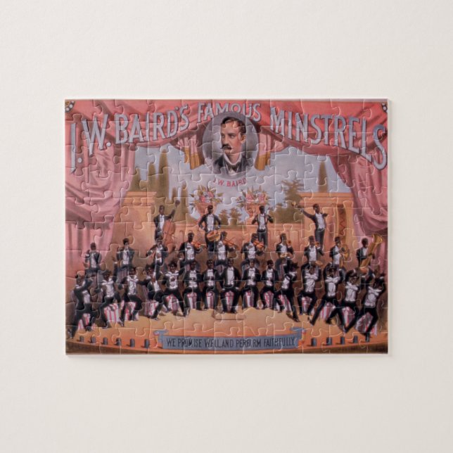 Puzzle Anuncio para 'los trovadores Famous de I.W. (Horizontal)