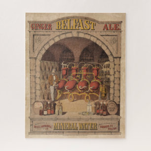 Puzzle Anuncio Vintage Para Belfast Ginger Ale.