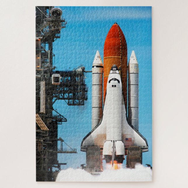 Puzzle Apagado del transbordador espacial STS-135 Atlanti (Vertical)
