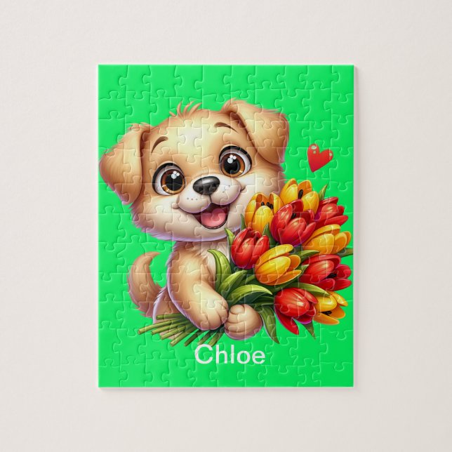 Puzzle Apellido personalizado (Vertical)