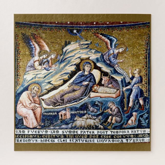 Puzzle Apéndice: 3. Natividad de Cristo por Pietro Cavall (Vertical)