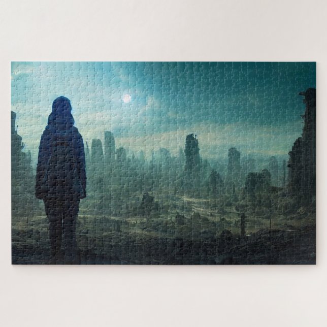 Puzzle Apocalipsis Civilización Perdida Futuro Tierra Dis (Horizontal)