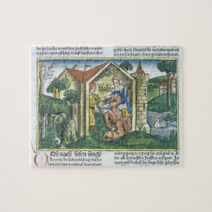 Puzzle Apocrypha: Tobit es cegado por los excrementos del