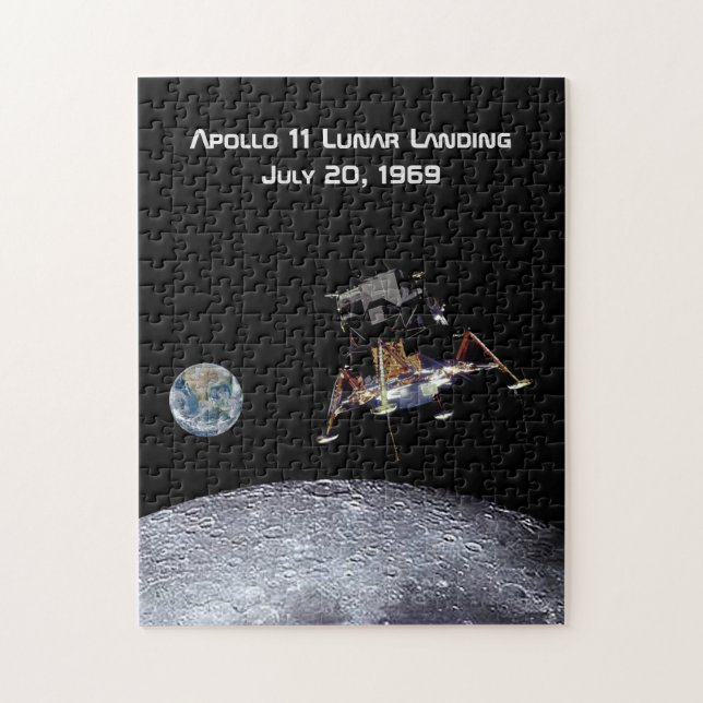 Puzzle Apolo 11 Aterrizaje lunar (Vertical)