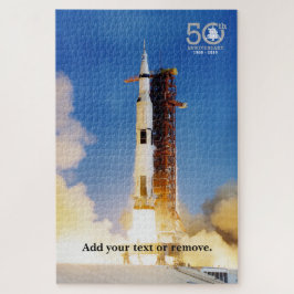 Puzzle Apolo 11 Misión Luna Saturno V, 50º aniversario,