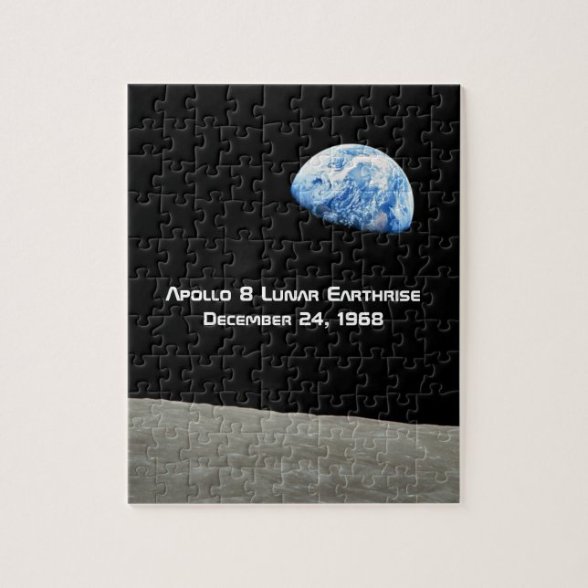 Puzzle Apolo 8 Aniversario de la Tierra Lunar 50 (Vertical)