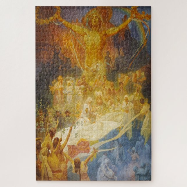 Puzzle Apoteosis de los eslavos - Alphonse Mucha (Vertical)