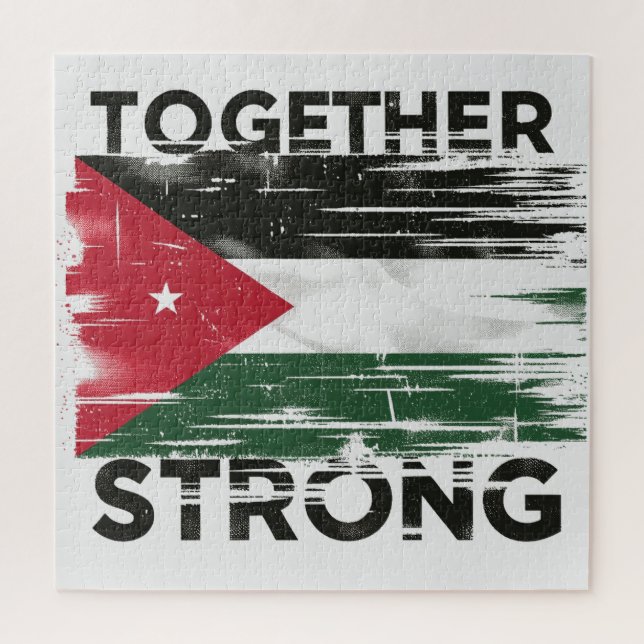 Puzzle Apoyar juntos a Palestina (Vertical)